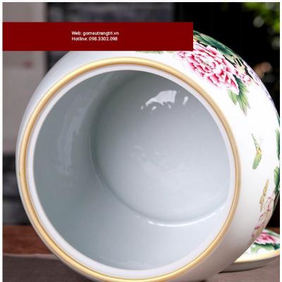 HŨ SỨ VIỀN VÀNG CÓ NẮP